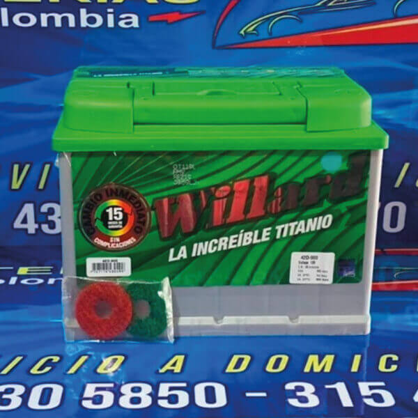 Batería Willard Titanio 900 Caja 42 Polaridad Derecha